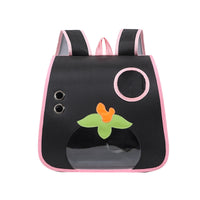 HKM-4207293 Large Capacity Lightweight Pet Backpack with Cartoon Design for Cats - Comfortable and Breathable, Nylon Material
