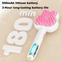 HKM-4208317 Rechargeable Cat Spray Comb with Hot Steam Technology for Effective Grooming and Shedding Control
