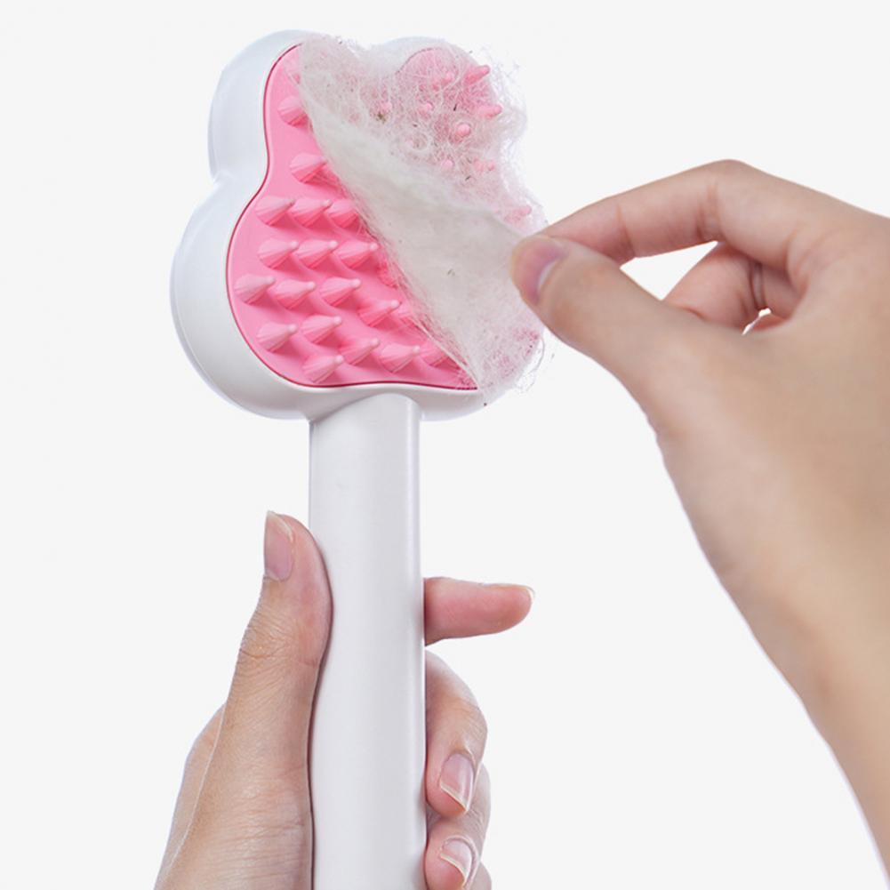 HKM-4208317 Rechargeable Cat Spray Comb with Hot Steam Technology for Effective Grooming and Shedding Control