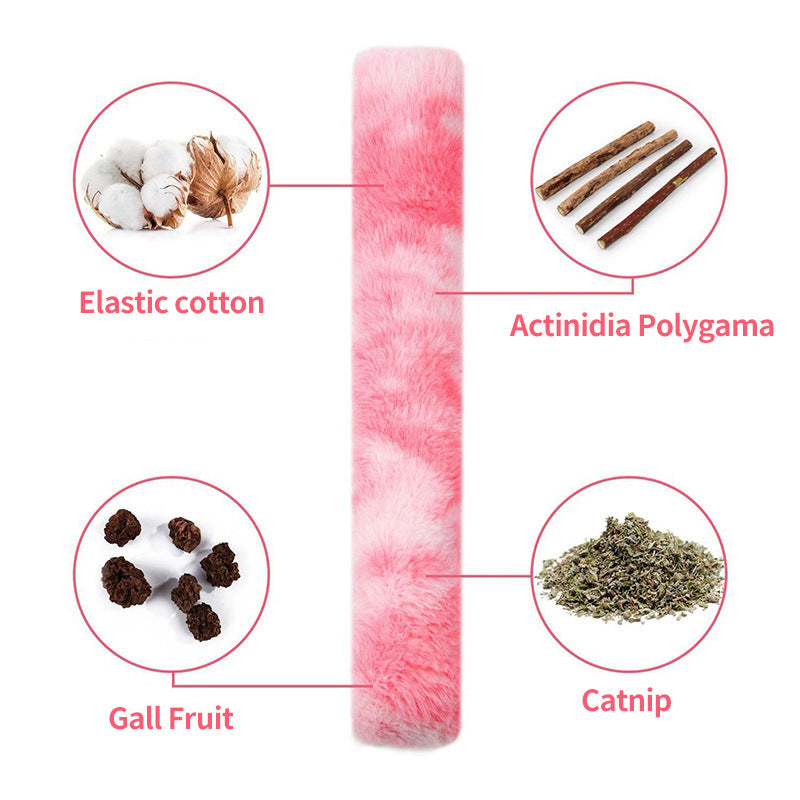 HKM-4210493 Plush Catnip Cat Chew Toy Pillow in Multiple Colors