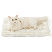 HKM-4210877 Rabbit Fur Pet Pad - Soft Cloth Mat for Dogs in Brown, Dark Gray, and White Available in Multiple Sizes