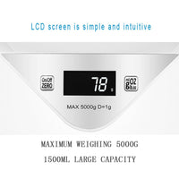 HKM-4211005 Digital Pet Scale for Measuring Newborn Puppies and Kittens - 5000g Capacity with HD LCD Display