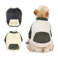 HKM-4211389 Warm Micro-Elastic Round Neck Pet Clothes with Pocket for Dogs