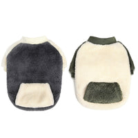 HKM-4211389 Warm Micro-Elastic Round Neck Pet Clothes with Pocket for Dogs