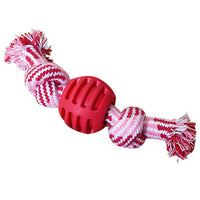 HKM-4211645 Cotton Rope Double Knot Ball Dog Toy for Tooth Cleaning and Chewing