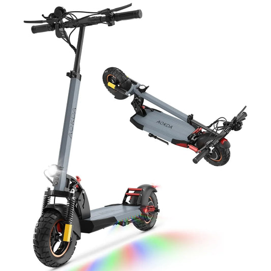 HKM-421203 800W 10-Inch Foldable Electric Scooter with 15-25km Range and 45km/h Speed Limit