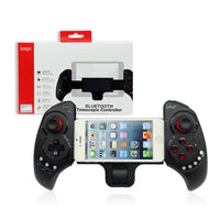 HKM-421203 Wireless Bluetooth Gamepad with Vibration and Bracket Function for PCs, Mobile Devices, and TVs