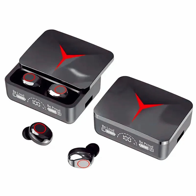HKM-421331 LED Display TWS Wireless Earbuds with Touch Control and Waterproof Design - Ideal for Mobile Gaming