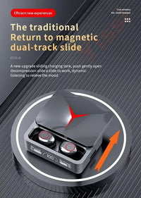 HKM-421331 LED Display TWS Wireless Earbuds with Touch Control and Waterproof Design - Ideal for Mobile Gaming