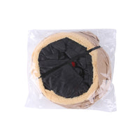 HKM-4214461 Khaki & Gray Suede Cat Tunnel Toy for Playful Pets