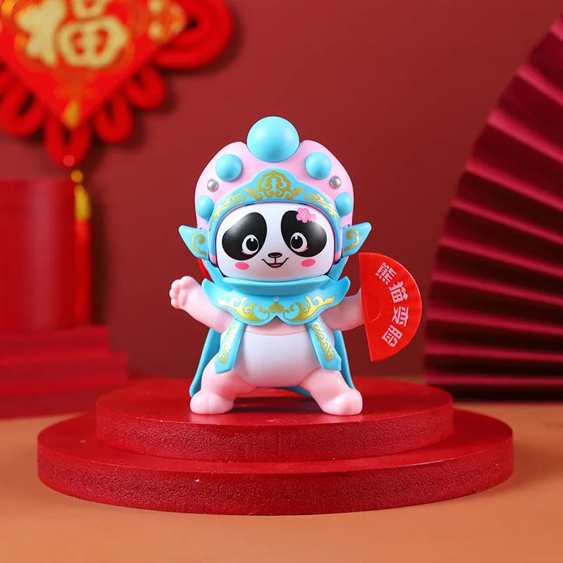 HKM-421459 Peking Opera Face-Changing Doll PVC Model Action Figure for Collectors and Play