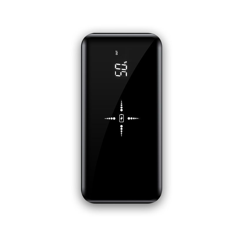 HKM-421587 10,000mAh Quick Charge Power Bank - Qi Wireless Charger in Black and Blue