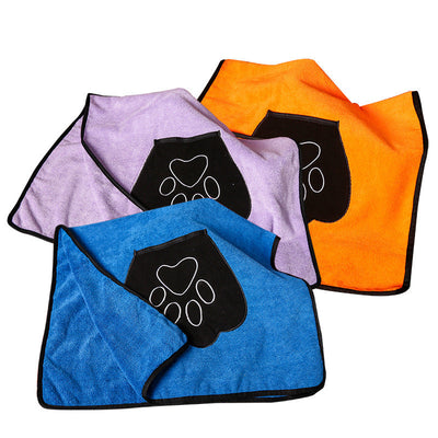HKM-4216253 Absorbent Quick-Drying Bath Towel for Cats and Dogs ¨C Multi-Color Cotton Fiber Towel