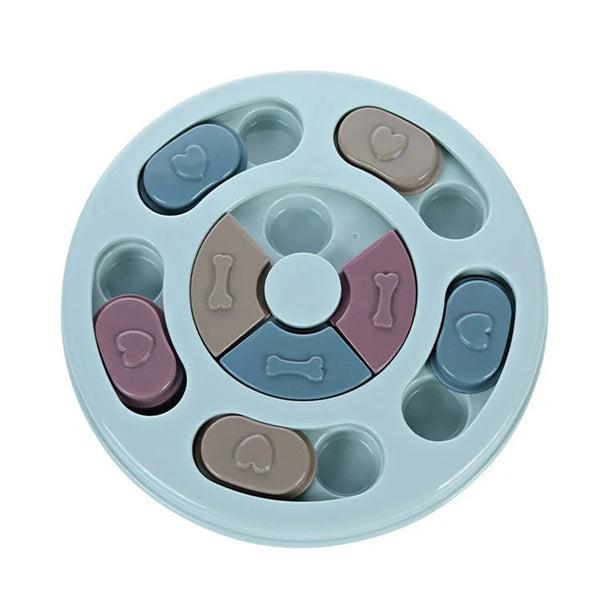 HKM-421843 Interactive Dog Puzzle Toy for IQ Training and Treat Dispensing