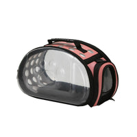 HKM-4218813 Foldable Transparent Pet Handbag for Small Dogs and Cats, Waterproof EVA Material, Lightweight Design