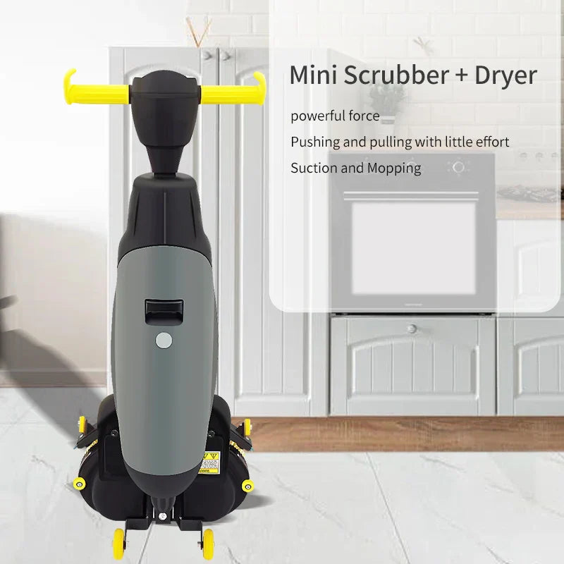 HKM-421907 Portable Commercial Floor Scrubber and Vacuuming Machine SBN-MINI for Effective Mopping and Cleaning