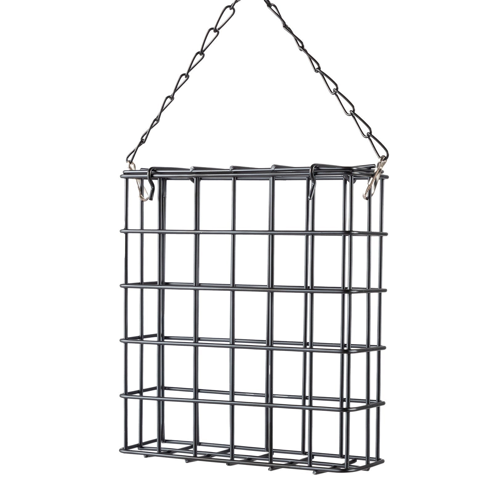 HKM-4220349 93-Inch Black Metal Bird Feeding Station with Four Hooks and Water Bowl