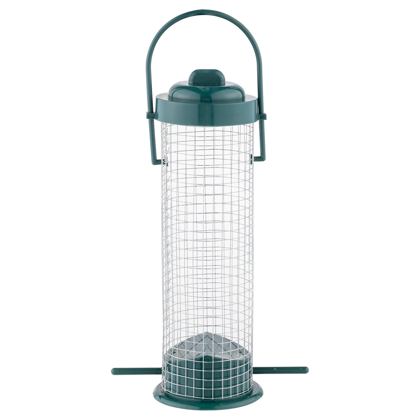 HKM-4220349 93-Inch Black Metal Bird Feeding Station with Four Hooks and Water Bowl