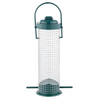 HKM-4220349 93-Inch Black Metal Bird Feeding Station with Four Hooks and Water Bowl