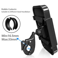HKM-422035 Waterproof Mobile Phone Holder for Bicycles and Motorcycles, Rearview Mirror Attachment