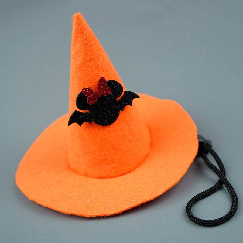 HKM-4220733 Halloween Pet Hat - Non-Woven Fabrics for Festive Costumes, Available in Various Fun Designs