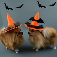 HKM-4220733 Halloween Pet Hat - Non-Woven Fabrics for Festive Costumes, Available in Various Fun Designs