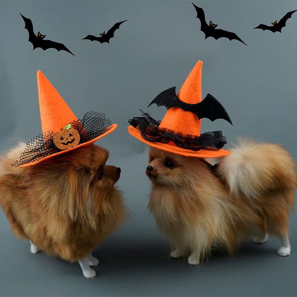 HKM-4220733 Halloween Pet Hat - Non-Woven Fabrics for Festive Costumes, Available in Various Fun Designs