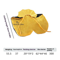 HKM-4221373 Stylish Halloween Pet Cape in Yellow and Purple - Casual Polyester Costume for Pets