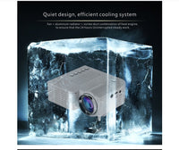 HKM-422163 Mini LED Projector UC28B - 50 Lumens, 320x180 Resolution, Compact and Portable with USB and TF Card Support