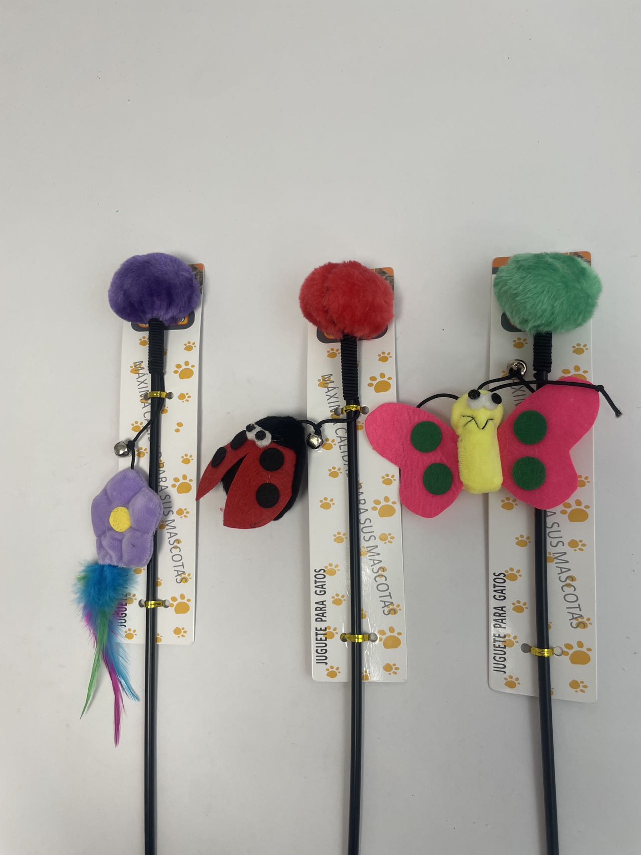 HKM-4223165 Funny Cat Stick Toy for Playful Feline Entertainment