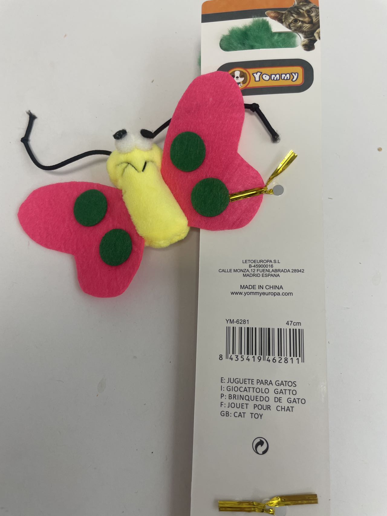 HKM-4223165 Funny Cat Stick Toy for Playful Feline Entertainment