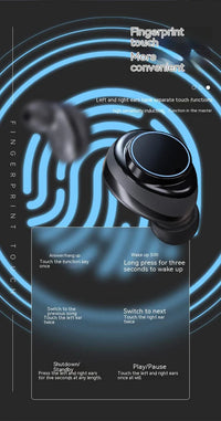 HKM-422483 Wireless Gaming Headset with Dual Mode, Low Latency Bluetooth 5.3, Stereo Earbuds, Waterproof Design and Power Bank Function