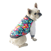 HKM-4226493 Stretch Printed Two-Legged Dog Clothes in Cotton and Fleece, Various Sizes XS-XXL