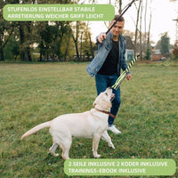 HKM-4227133 Retractable Dog Training Stick with Non-Slip Handle and Replaceable Toys