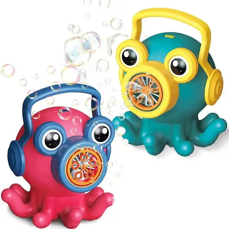 HKM-422739 Automatic Rotating Octopus Bubble Maker Machine for Kids - Fun Soap Bubble Blower Toy
