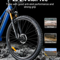 HKM-422803 29 Inch Electric Mountain Bike with 1000W Motor, 48V Lithium Battery, Front Suspension, Hydraulic Disc Brakes