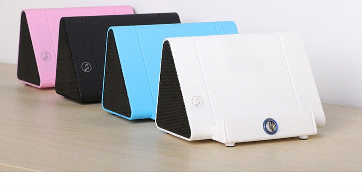 HKM-422803 Mobile Phone Stand with Speaker - 3W Output, 5-6 Hours Playtime, Compact Design
