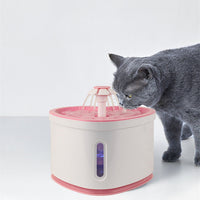HKM-4228157 Automatic Pet Water Fountain with LED Light ¨C 2L Capacity, BPA-Free, 3 Flow Settings, Silent Pump