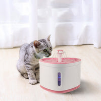 HKM-4228157 Automatic Pet Water Fountain with LED Light ¨C 2L Capacity, BPA-Free, 3 Flow Settings, Silent Pump