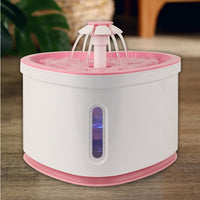 HKM-4228157 Automatic Pet Water Fountain with LED Light ¨C 2L Capacity, BPA-Free, 3 Flow Settings, Silent Pump