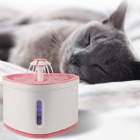 HKM-4228157 Automatic Pet Water Fountain with LED Light ¨C 2L Capacity, BPA-Free, 3 Flow Settings, Silent Pump