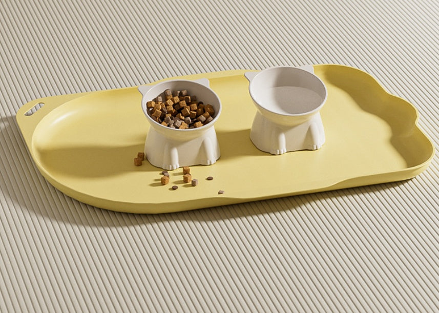 HKM-4228285 Extra-Large Waterproof Non-Slip Meal Mats for Dogs and Cats, Stain-Resistant and Easy to Clean