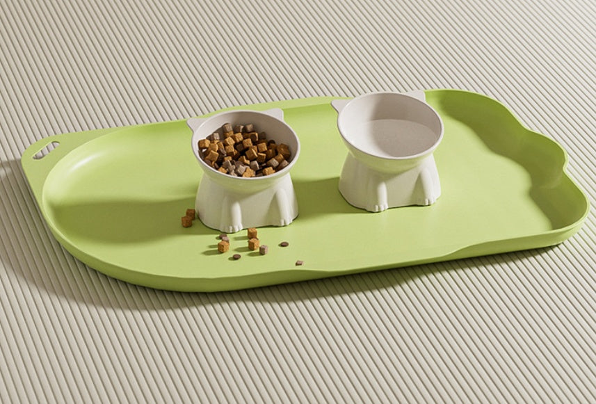 HKM-4228285 Extra-Large Waterproof Non-Slip Meal Mats for Dogs and Cats, Stain-Resistant and Easy to Clean
