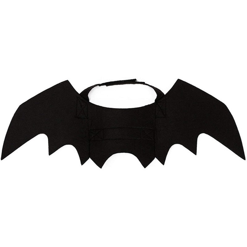 HKM-4229693 Halloween Pet Bat Wings Costume for Cats and Dogs – Lightweight Felt Fabric Decoration
