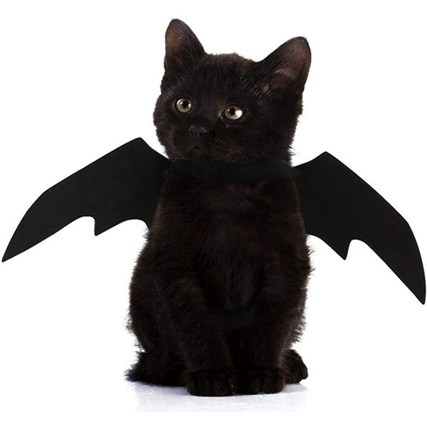 HKM-4229693 Halloween Pet Bat Wings Costume for Cats and Dogs – Lightweight Felt Fabric Decoration