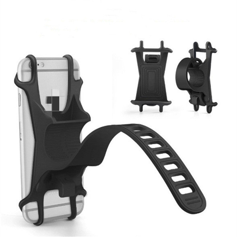 HKM-422995 Shockproof Silicone Bicycle Phone Holder Clip for Navigation Devices