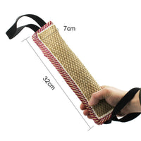 HKM-4232893 Hemp Dog Training Bite Stick - 30 cm Length, 7 cm Width