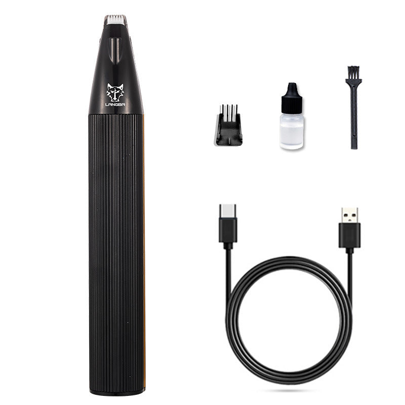 HKM-4233661 Electric Pet Foot Shaver Clipper for Dogs - Metal LED Design with Accessories