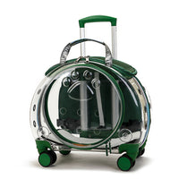HKM-4234301 Portable Transparent Pet Trolley Bag for Small Pets – Medium Hard Diaper Carrier in Various Colors