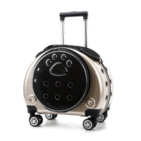HKM-4234301 Portable Transparent Pet Trolley Bag for Small Pets – Medium Hard Diaper Carrier in Various Colors